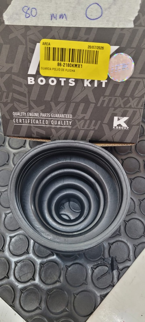 GUARDAPOLVO DE FLECHA 22-78-96  86-2180 / 40-0480 REDONDO EXTERIOR 63286 KIA 94-97 REDONDO 80mm