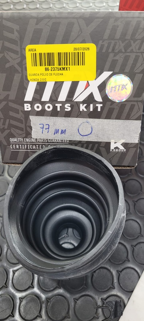 GUARDAPOLVO DE FLECHA EXTERIOR  24-79-109  63246  PH-98431 REDONDO HONDA CIVIC 1.7 01-05 FIT 09-10 HYUNDAI SANTAFE 3.5 03-06 TUCSON 05-09 KIA OPTIMA MAZDA 3 07-09 MAZDA 5 06-09 REDONDO 77mm